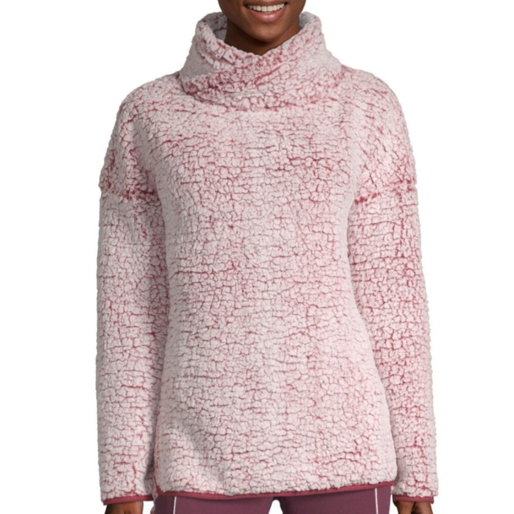 New Mock Neck Long Sleeve Sweatshirt